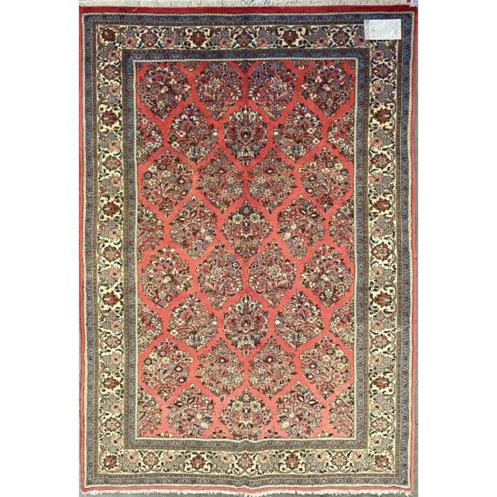 One Of The Kind Persian Sarough Rug 8'5" x 5'5" zandirugs